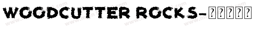 Woodcutter Rocks字体转换